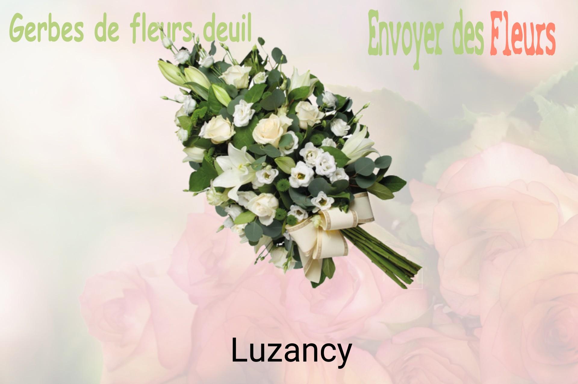 Gerbe de fleurs de deuil livrée à Luzancy
